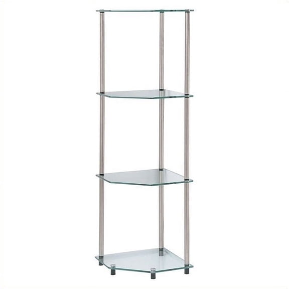 Pemberly Row 4 Tier Corner Shelf