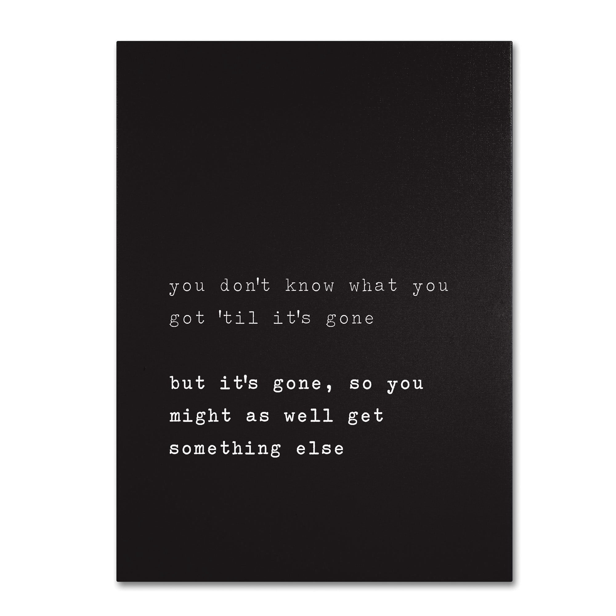 "Get Something Else" Canvas Art by Megan Romo