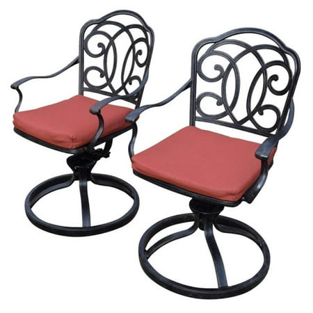 patio chairs rocking aluminum swivel cushions aged finish furniture outdoor