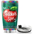 thumbnail image 4 of For Steel Music Gift Women Stainless Teachers Cups Tumblers Appreciation Pack Coffee, Teacher Inspire, Tumbler 20 Oz With Lid And Straw, Teacher Gifts, 4 of 6