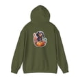 thumbnail image 3 of Autumn Pup: Dachshund & Pumpkins Hoodie Collection - Unisex Heavy Blend™, 3 of 4
