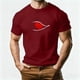 thumbnail image 1 of Tops para hombre, blusas y camisas de manga corta con cuello redondo para hombre, camiseta deportiva informal con estampado de corazones a la moda para hombre, blusa de poliéster de manga corta con cu, 1 of 5