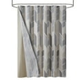 thumbnail image 2 of Mainstays 14 Piece Fabric Shower Curtain Set, PEVA Liner & Hooks, Natural Geometric 72" x 72", 2 of 11