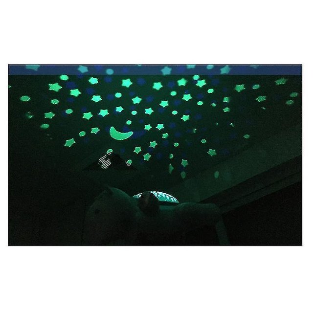 Proyector de cielo estrellado con música colorida, luz nocturna, atmósfera de ola de mar, lámpara amarilla