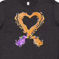 thumbnail image 4 of Inktastic Fire Heart Dragons Youth T-Shirt, 4 of 5