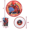 thumbnail image 3 of Marvel Spider-Man 3PC Melamine DINNERWARE Set in Gift Box, 3 of 5