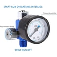 thumbnail image 1 of Compresor de aire pistola de pulverización de aire regulador + separador de agua filtro trampa de aceite con boquilla de pistola de pintura accesorio Feliz Sencillez, 1 of 3