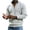 Gray, variant on Men's Quarter Zip Ribbed Sweater — Mock Neck Long Sleeve Pullover Top with Metallic Logo Patch Regular Fit Casual Autumn Winter Jumper for Work and Outdoor Adventures