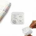 thumbnail image 1 of Hexang 20/100 Pieces Plastic Rings Plastic Loose Leaf Rings Multi Color Plastic Book Rings Flexible For Cards Document Stack And Swatches Organization School Home Or Use，5 Color (15 Mm), 1 of 9