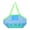 🍒 Blue_Hot#2874, variant on Large Capacity Mesh Beach Bag Tote - Nylon Sand Toy Storage Organizer, Breathable Quick Dry, Reusable Washable Beach Pool Swim Gear Bag, Blue Green Orange