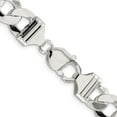 thumbnail image 3 of Primal Silver Sterling Silver 11.75mm Close Link Flat Curb Chain, 3 of 4