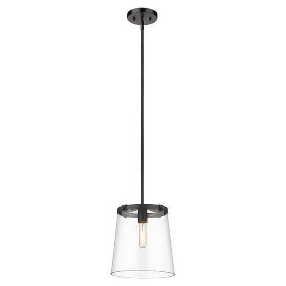 3032P10-MB-Z-Lite-Callista - 1 Light Pendant In Transitional Style-12 Inches Tall and 10 Inches Wide-Matte Black Finish