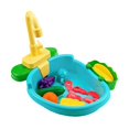 thumbnail image 2 of Fregadero de cocina de juguete con platos Montessori corriendo Childern Baby vert perfke Fregadero, 2 of 5