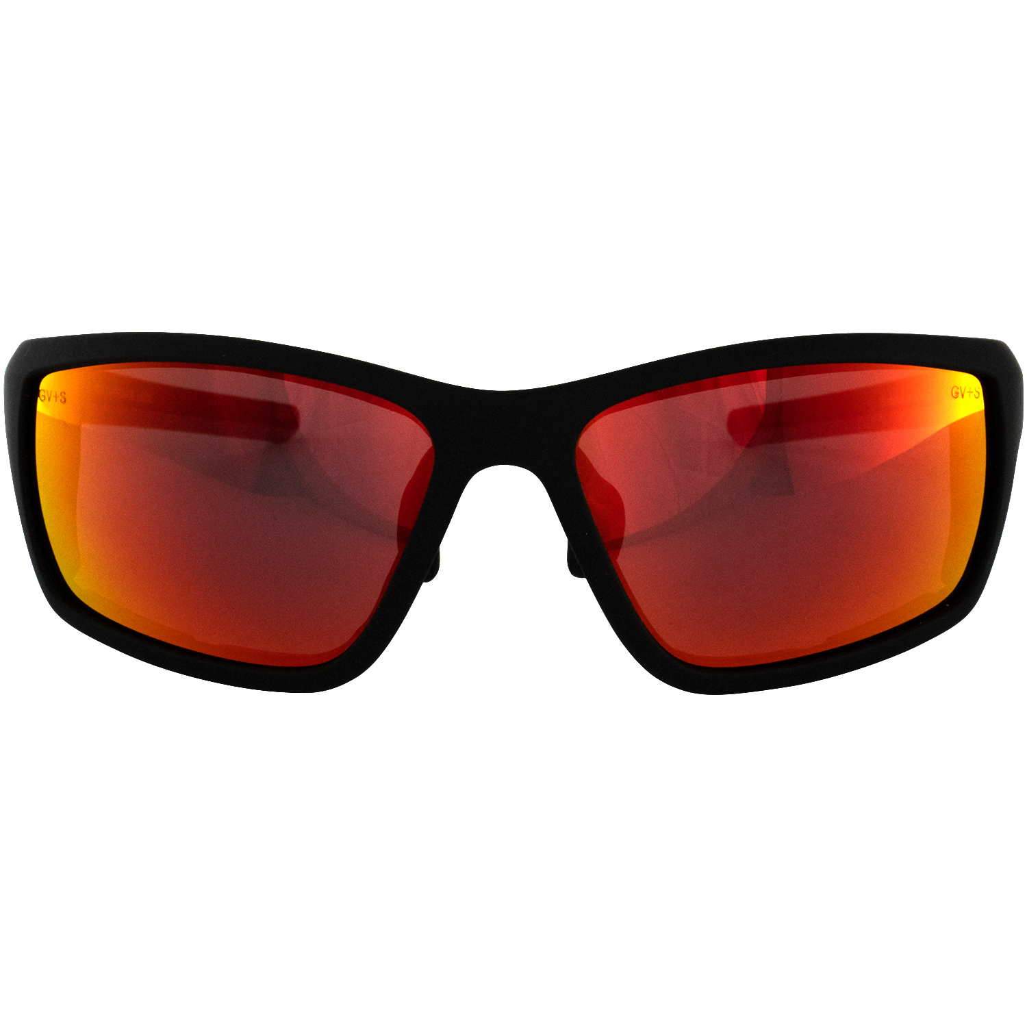 Global Vision Eyewear Kinetic Foam Padded Motorcycle Safety Sunglasses Soft Touch Black Frames with G-Tech Red Mirror Lenses - image 4 of 7
