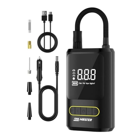 Inflador de Llantas Portátil 4 En 1 Compresor Toolmaster