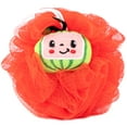 thumbnail image 2 of Cocomelon Kids Bath Character Loofah, Microfiber, Red, Moonbug, 2 of 3