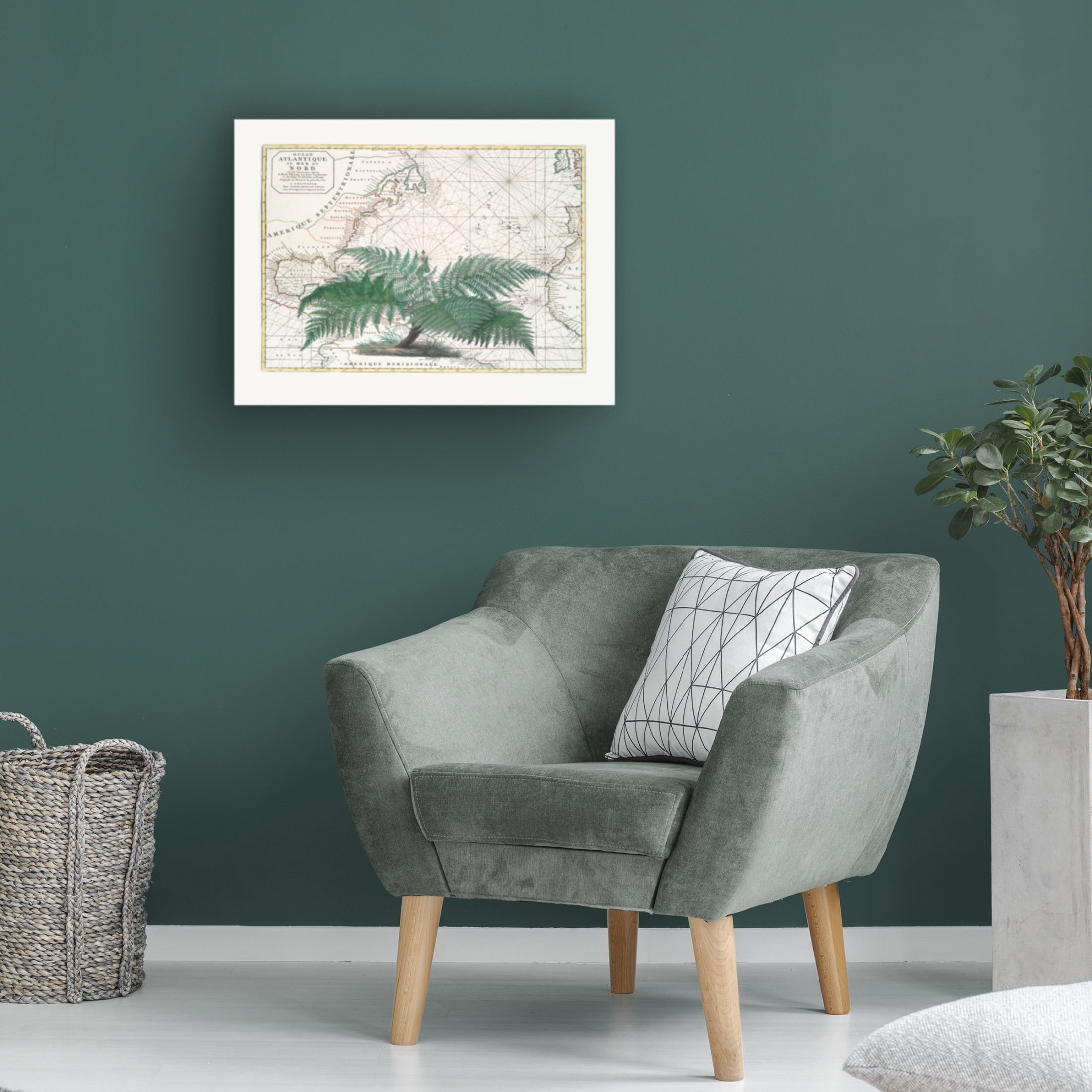 Trademark Fine Art Andrea Haase  Tropical Empire No4 Canvas Wall Art