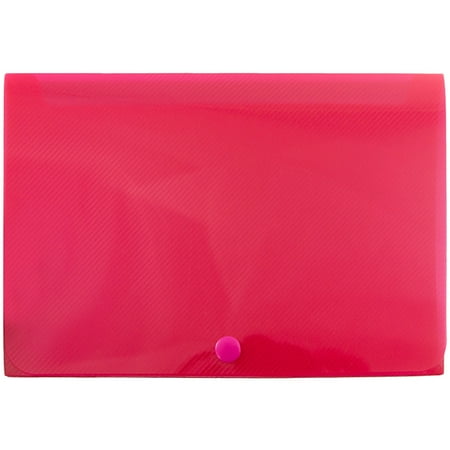 UPC: 0842497112558 | JAM Plastic Index Card Case  8.4×5.8×1.4  Red  1/Pack