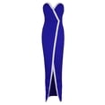 thumbnail image 2 of Vestido largo Sunnimix para mujer Fiesta graduación hombros descubiertos, 2 of 8
