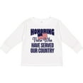 thumbnail image 3 of Inktastic Veterans Day Military Honoring Those Who Serve Boys or Girls Long Sleeve Toddler T-Shirt, 3 of 5