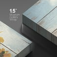 thumbnail image 4 of IDEA4WALL Canvas Wall Art Wall Art Yellow Wildflower Field on Retro Wood Panels Nature Floral Digital Art Modern Print Rustic Scenic for Living Room, Bedroom, Office - 24"x36", 4 of 5