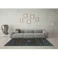 thumbnail image 3 of Ahgly Company Indoor Rectangle Persian Light Blue Traditional Area Rugs, 3' x 5', 3 of 4