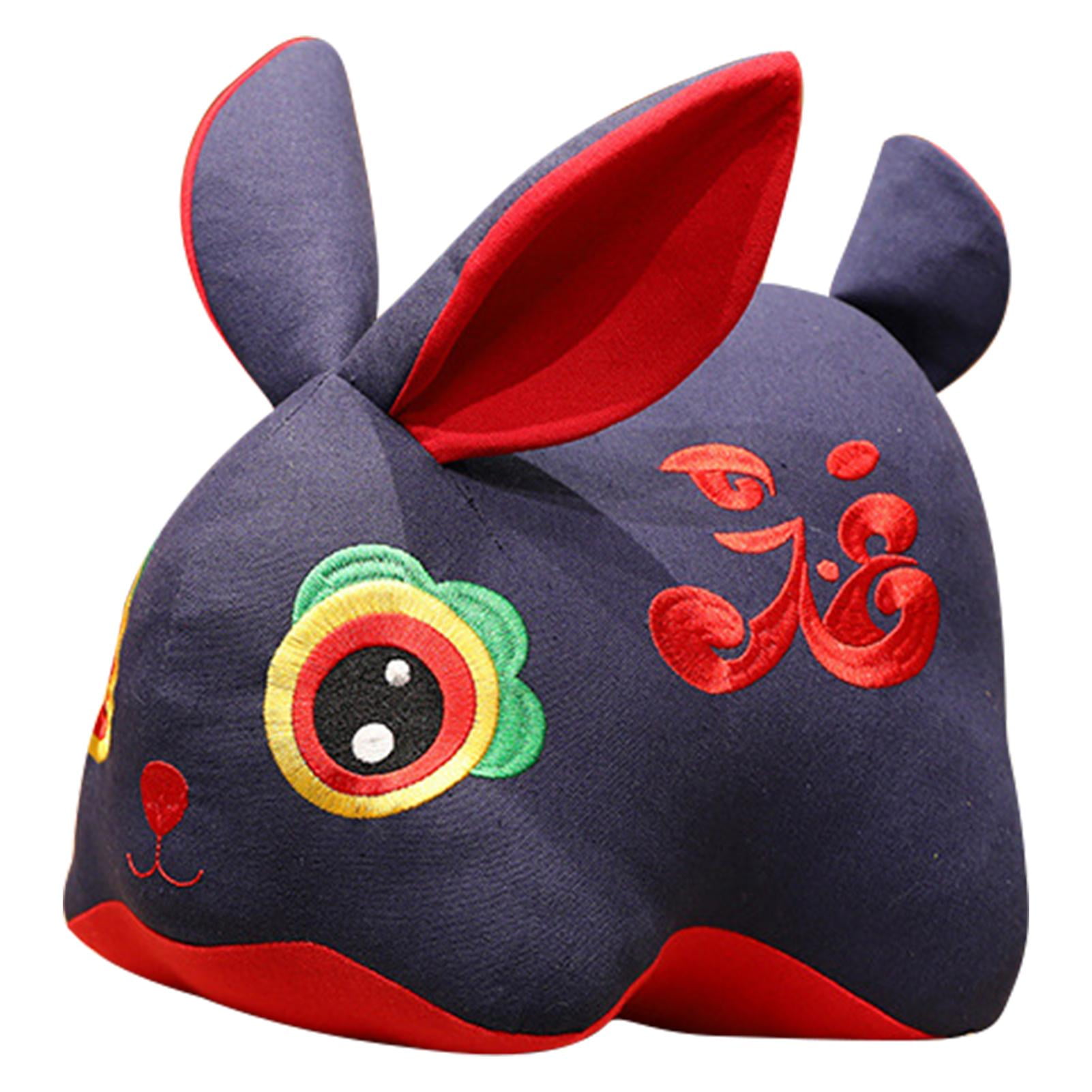 Rabbit Figurines Home Decor Cute Bunny 2023 Chinese New Year of Rabbit Decoration Lunar