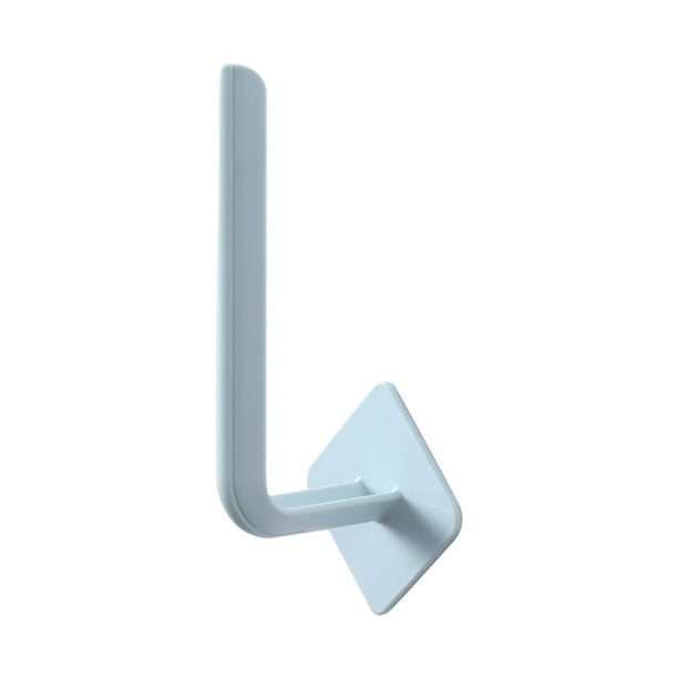 Injueey Gancho en forma de L, percha multifuncional versátil para ahorrar espacio, fácil instalación, ABS elegante Almacenamiento y organización del hogar Azul