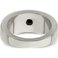 thumbnail image 6 of Titanium Cable & Spinel w/Sterling Silver Bezel 8mm Band, 6 of 6