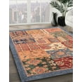 thumbnail image 3 of Ahgly Company Machine Washable Indoor Rectangle Abstract Light Copper Gold Area Rugs, 2' x 4', 3 of 7