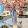 thumbnail image 4 of Traditional Porcelain Ginger Jar Display Ceramic Vase for Storage Desk Ginger Jar Tank L, 4 of 9