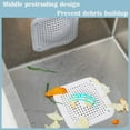 thumbnail image 2 of (white) Drain Protector Filter, Kitchen Sink Filter, Silicone Drain Protector, Silicone Hair Filter, for Sinks, Bathrooms, Kitchens, 2 of 5