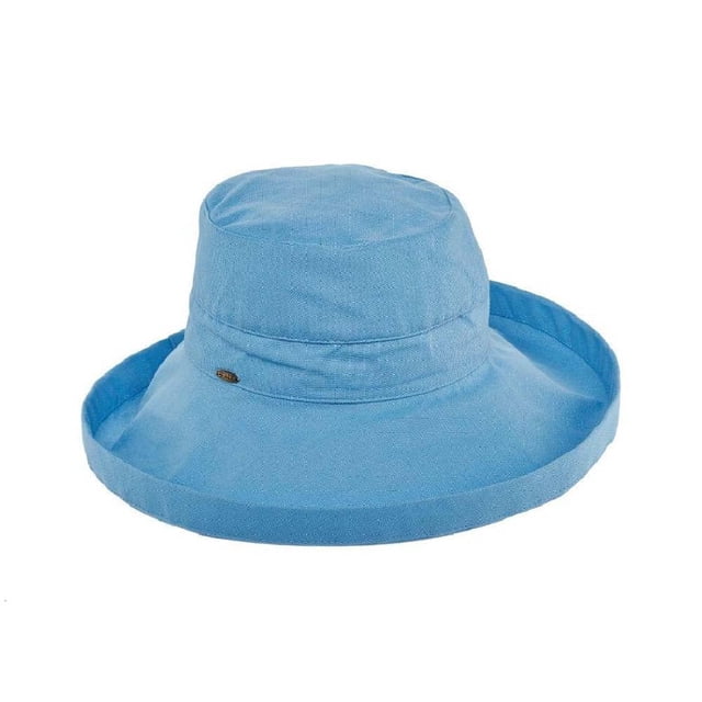 Scala Gorro de algodón para mujer con cordón interior y clasificación Upf 50+