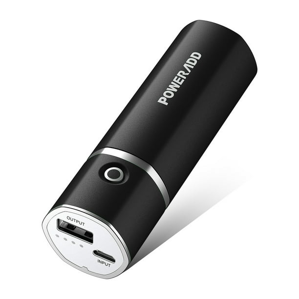Poweradd Slim2 Power Bank 5000mAh Portable Charger Battery Charger for iPhone, iPad, Samsung Galaxy Mobile Cellphone - Walmart.com