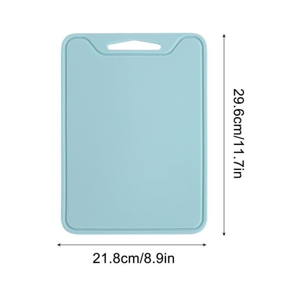 Leodye 1PCS Double-sided Flexible Cutting Board, Scratch Resistant Non-slip Easy-grip Chopping Board for Kitchen Food Prep -8.9*11.7IN
