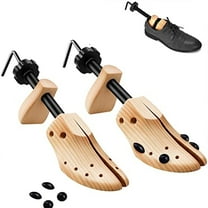 Athome 1 Pair Shoe Stretcher, Adjustable Shoe Trees for Men and Women Wooden Shoe Shaper Shoe Expander