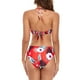 thumbnail image 5 of Traje de baño dividido de tres piezas HUOGUO Fashion con estampado sexy para mujer, 5 of 5