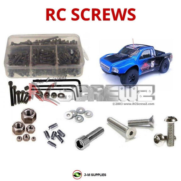 RCScrewZ Stainless Screw Kit rcr009 for RedCat Racing Aftershock 1/8 Short Cours RC Car | SET
