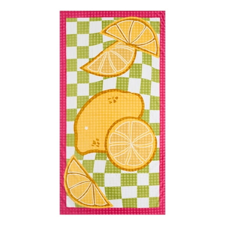 Better Homes & Gardens Beach Collection Lemon Cotton-Blend Beach Towel