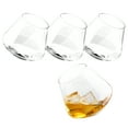 thumbnail image 7 of Old Fashioned Whiskey Tumblers, MyGift Set of 4 Tilted Crystal Scotch & Bourbon Glasses in Gift Box, 7 of 7