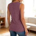 thumbnail image 4 of Womens Tank Tops Crew Neck Sleeveless Fitted Basic Tops Spring Clothes Top for Women, 4 of 6