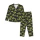 thumbnail image 1 of Balery Light Green Excavator Conjunto de Pijama con Estampado para Mujer, Conjunto de Dos Piezas con Manga Larga, Ropa de Dormir Suave con Bolsillos, Pijamas Cómodos-X-Large, 1 of 7