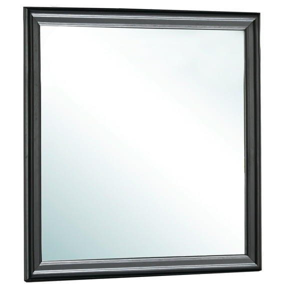 Glory Furniture Traditional Louis Phillipe Mirror With Black Finish G3150-M