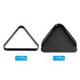 thumbnail image 3 of Uxcell Billiard Ball Triangle Rack, Plastic Snooker Pool Ball Rack Holder Pool Ball Racks Black, 3 of 5