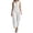 White, variant on Women's Stand Collar Sleeveless Jumpsuit Minimalist Pockets Romper Yellow S