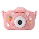 thumbnail image 2 of Children Camera 2in Screen AI Face Recognition Multifunctional USB Charging Automatic Kids Game Camera Pink, 2 of 5