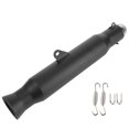 thumbnail image 1 of 1.5-2in Exhaust Tail Pipe Tube for GP Racing Style Stainless Steel Universal for MotorcycleBlack, 1 of 13
