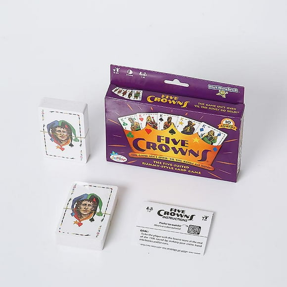 Five Crowns Card Game Family Card Game - Fun Games For Family Game Night With Kids Auspicious