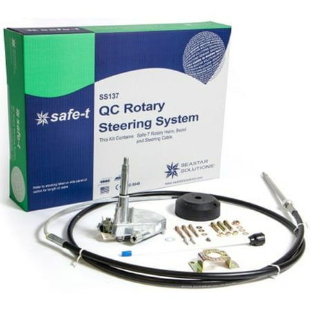 SeaStar Solutions Safe-T Quick Connect Rotary Steering (Best Ak Parts Kit)