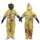 thumbnail image 3 of 2025 Biohazard Virus Nuclear Radiation Infected Costume Halloween Adult Kids Zombie Outfit Family Cosplay Red Green Blood S-, 3 of 5